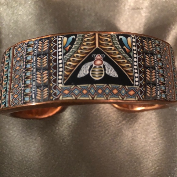 Bumblebee Copper Cuff